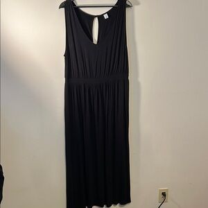Old Navy Black Backless Dress